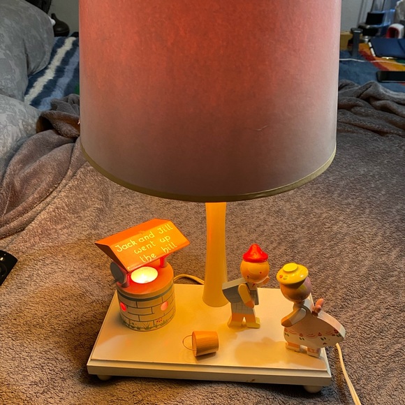 Vintage Jack and Jill nursery lamp - Picture 8 of 8